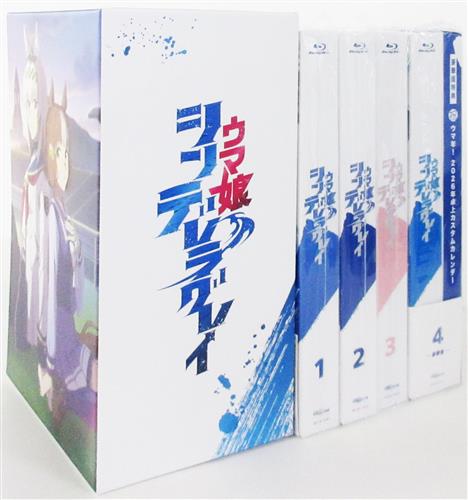 ウマ娘 シンデレラグレイ 1巻～4巻(4巻は豪華版)+Amazon.co.jp1～4巻連動購入特典 1～4巻収納BOX セット 【ブルーレイ】