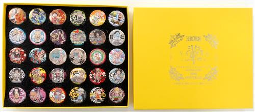 【未開封】ONE PIECE "輩"缶バッジ コンプリートコレクション 第4弾 YELLOW (コンプリートBOX) 【麦わらストア限定】