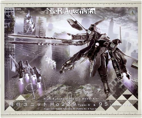 NieR:Automata プラスチックモデルキット 飛行ユニットHo229 Type-S & 9S (ヨルハ九号S型) [スクウェア・エニックス]