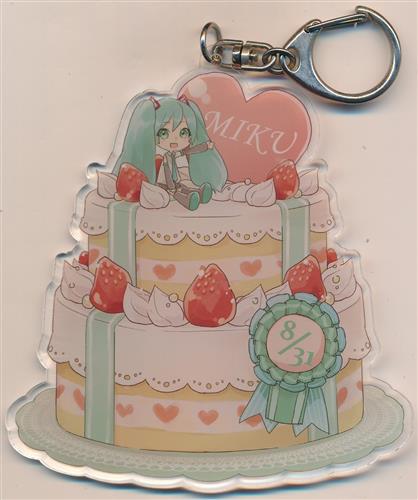 VOCALOID 初音ミクバースデーアクリルキーホルダー 初音ミク