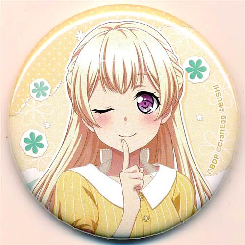 バンドリ holidays 缶バッジ 白鷺千聖 BanG Dream! ガールズバンドパーティ! トレーディング缶バッジ