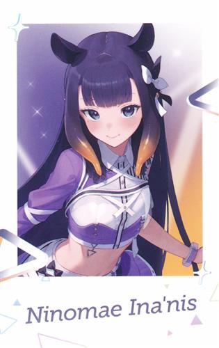 ホロライブEnglish hololive 6th fes. Color Rise Harmony ランダムチェキ風カード STAGE 3 一伊那尓栖