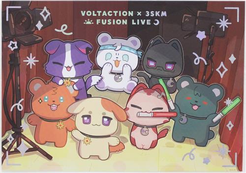 にじさんじ VOLTACTION×3SKM FUSION LIVE "IMPACT" アートボード にじりとる