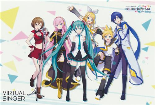プロジェクトセカイ カラフルステージ! ポストカード VIRTUAL SINGER