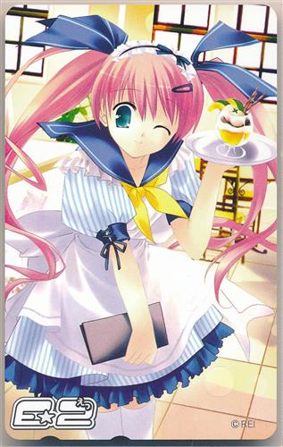 REI 【E☆2】 【テレホンカード】