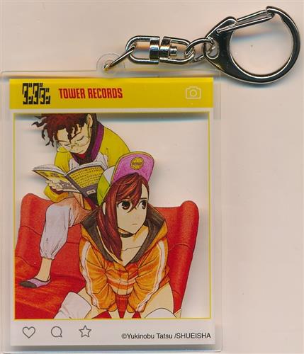 ダンダダン　タワレコ　トレーディングスクエア缶バッジ　高倉健 ダンダダン×TOWER RECORDS トレーディングスクエア缶バッジ 高倉