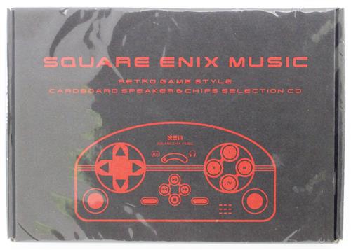 SQUARE ENIX MUSIC RETRO GAME STYLE CARDBOARD SPEAKER & CHIPS SELECTION CD 【スクウェア・エニックス e-STORE限定】
