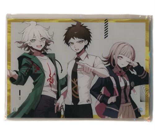 ダンガンロンパ シリーズ 描き起こし Art by さくしゃ2 A5アクリルパネル 日向創&狛枝凪斗&七海千秋