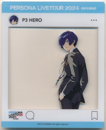 ペルソナ シリーズ PERSONA LIVE TOUR 2024 -more ahead- トレーディングクリアカード 主人公(P3/等身)
