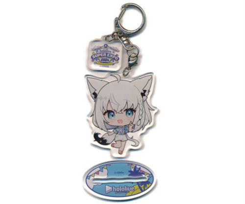 ホロライブ hololive SUPER EXPO 2024 ミニキャラアクリルスタンドキーホルダー 1期生 白上フブキ