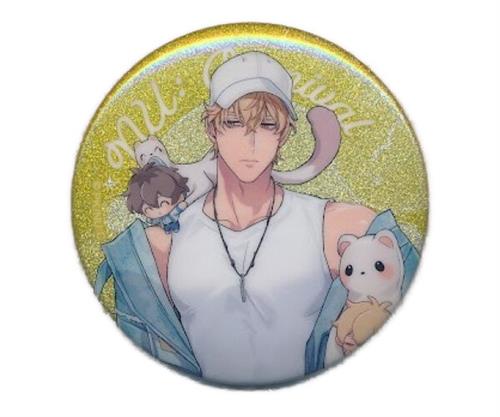 NU:カーニバル 2周年 アニカフェ ハート型缶バッジ オリビン NU: カーニバル×アニメイトカフェ トレーディングハート型缶