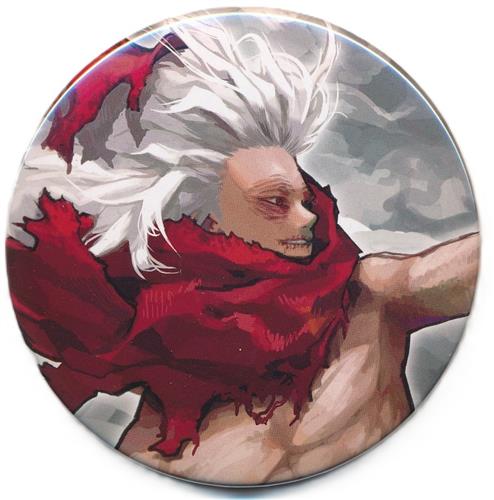 僕のヒーローアカデミア 堀越耕平『僕のヒーローアカデミア』原画展 コレクション缶バッジ KEY VISUAL HEROES VS VILLAINS SUPREME 死柄木弔