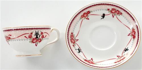 魔女の宅急便 ティー・コーヒー碗皿 ピンク