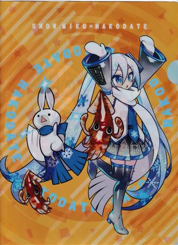 初音ミク Snow Miku x Hirohako Clear File Folder Hirohako - Art by NEGI 雪ミク
