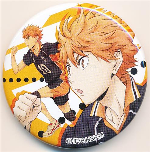 ハイキュー!! 「ダッシュ!」 缶バッジ 日向翔陽 ﾊｲｷｭｰﾀﾞｯｼｭｶﾝﾊﾞｯｼﾞﾋﾅﾀ