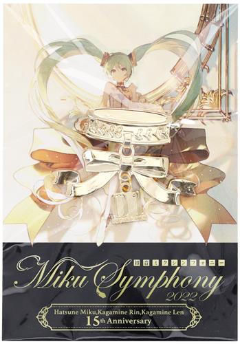 初音ミク Miku Symphony 2022 初音ミクシンフォニー Miku,Rin&Len 15th Anniversary 初音ミク リボンブローチ