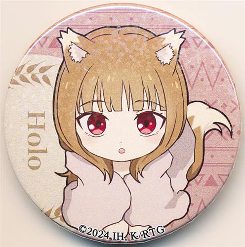 狼と香辛料 merchant meets the wise wolf ホロがいっぱいトレーディング缶バッジ ホロ E (ホログラムver.)