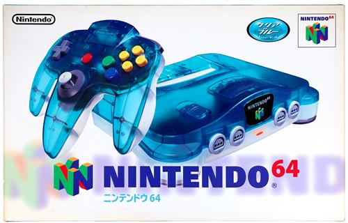 NINTENDO64 クリアブルー ＜XmasFセール＞