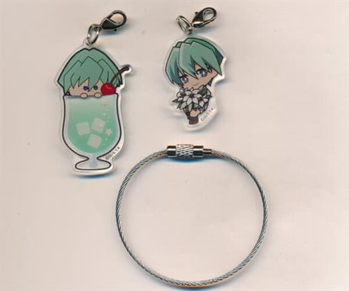 遊戯王デュエルモンスターズ × コラボカフェ本舗BLANC【強敵編】 トレーディングちびキャラアクリルワイヤーチャーム B 海馬乃亜
