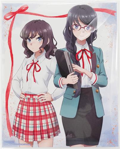 青春ブタ野郎はサンタクロースの夢を見ない 描き下ろしキャンバスアート 姫路紗良&桜島麻衣 【ANIPLEX+ BD/DVD全巻購入特典】