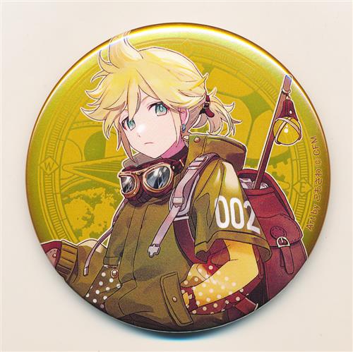 初音ミク 39Culture 2024 トレーディング 大き目メタリック缶バッジ 鏡音レン A