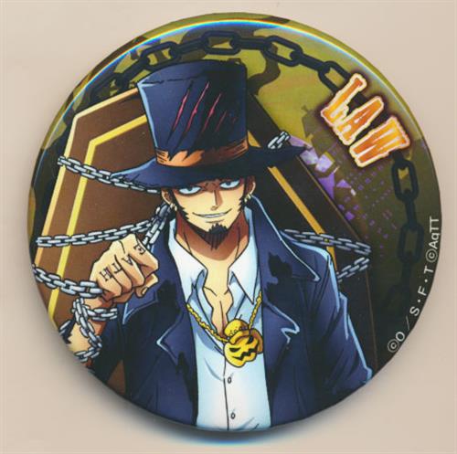 ONE PIECE 缶バッジ トラファルガー・ロー 【東京ワンピースタワー限定】