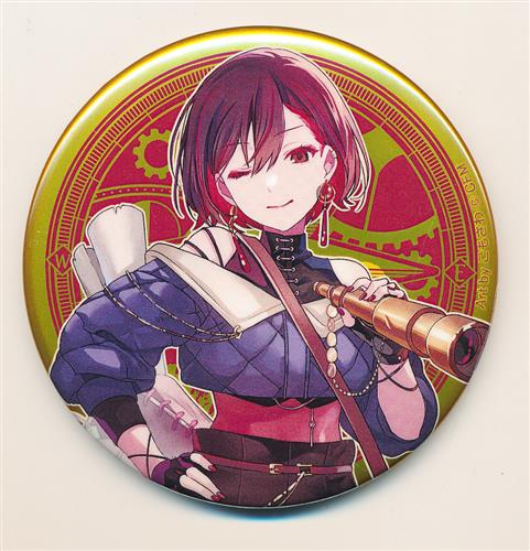 初音ミク 39Culture 2024 トレーディング 大き目メタリック缶バッジ MEIKO A