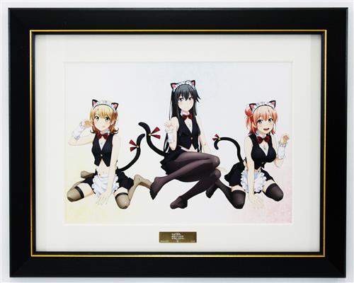 やはり俺の青春ラブコメはまちがっている。完×THEキャラSHOP キャラアートグラフ ケモミミメイド ver. 雪ノ下雪乃&由比ヶ浜結衣&一色いろは