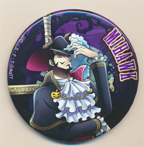 ONE PIECE 缶バッジ ジュラキュール・ミホーク 【東京ワンピース