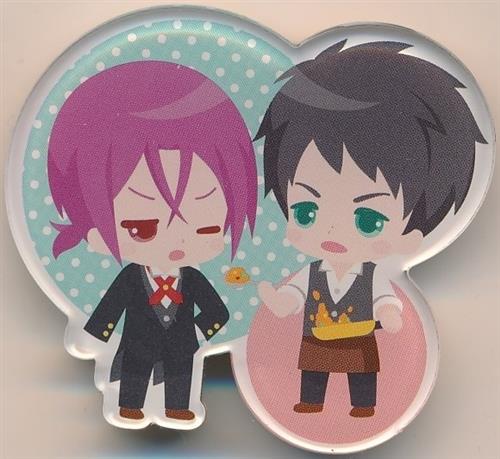 Free!-Eternal Summer- Free!Cafe アクリルバッジ vol.3 松岡凛&山崎宗介