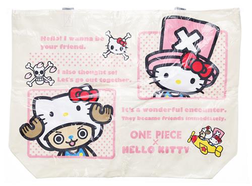 ONE PIECE×HELLO KITTY BIGトートバッグ トニートニー・チョッパー&ハローキティ