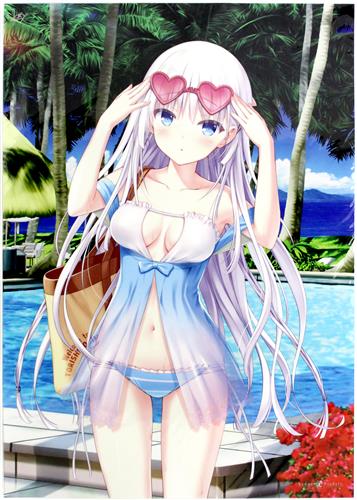 Summer Pockets REFLECTION BLUE A2クリアポスター 鳴瀬しろは 2021
