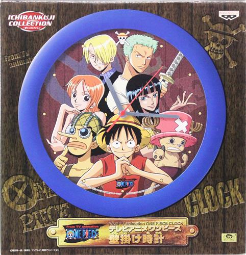 一番くじ テレビアニメ ワンピース 壁掛け時計 麦わらの一味 ＜お年玉セール＞