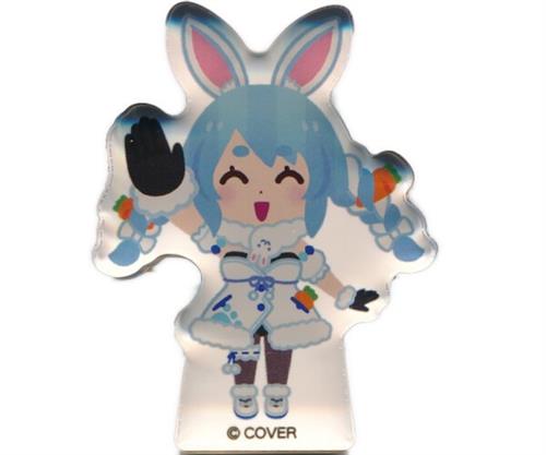 ホロライブ3期生×いらすとや トレーディングアクリルブロックmini 兎田ぺこら(こんぺこー!)