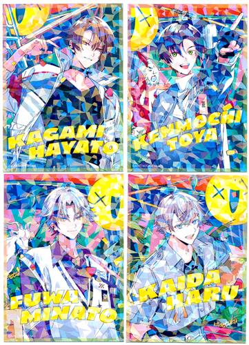 【未開封】にじさんじ ホロ仕様トレーディングカード 4枚セット ROF-MAO 【UNIVERSAL MUSIC STORE CD購入特典】