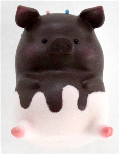 子豚LULU TOY ZERO PLUSxCICI'S ベーシックシリーズ SITTING (チョコ) 【フィギュア】[TOY ZERO PLUS]