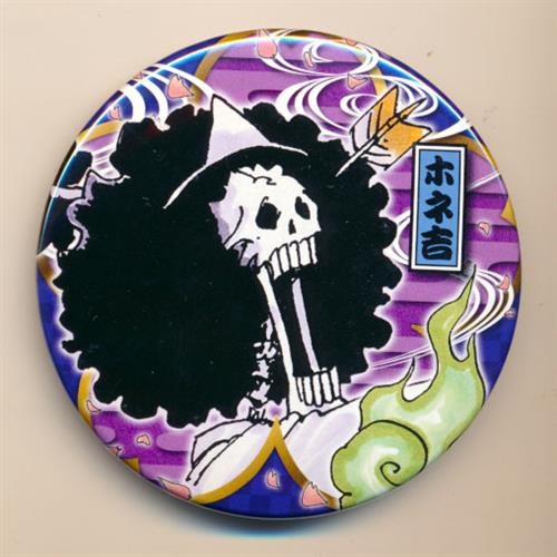 ONE PIECE コレクション缶バッジ "HEROES" 麦わらの一味ワノ国Ver. ブルック