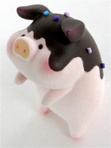 子豚LULU TOY ZERO PLUSxCICI'S ベーシックシリーズ HANGING (チョコ) 【フィギュア】[TOY ZERO PLUS]