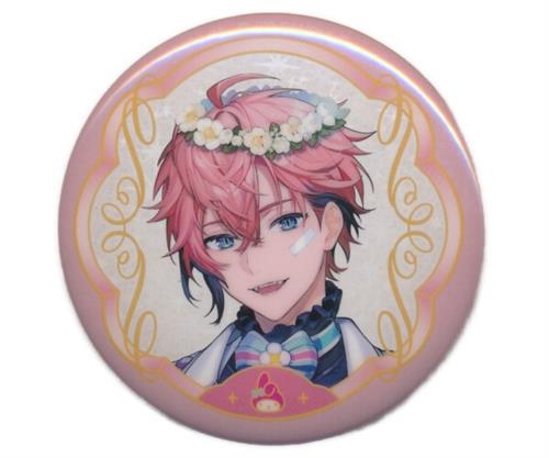 にじさんじ Oriens×サンリオキャラクターズ ランダムキラキラ缶バッジ 赤城ウェン×マイメロディ(等身)