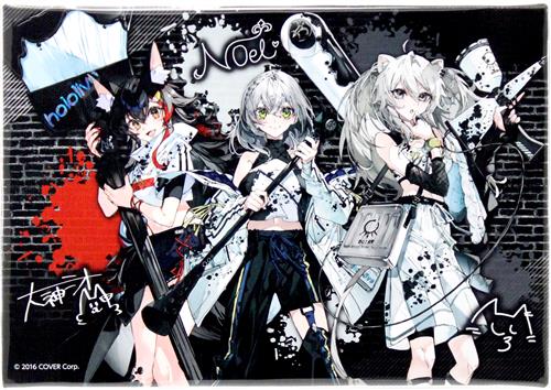 ホロライブ×イオンブラックフライデー キャンバスボード 等身ver. 白銀ノエル&大神ミオ&獅白ぼたん