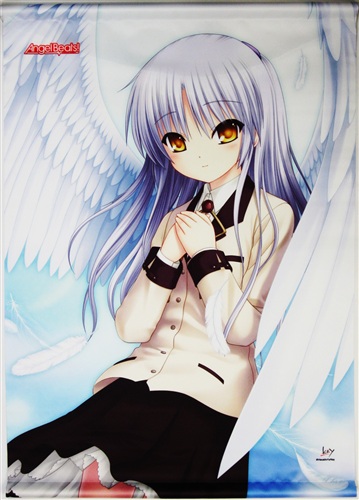 C88 Angel Beats 天使 B2タペストリー 制服 全裸 ロリ 美少女