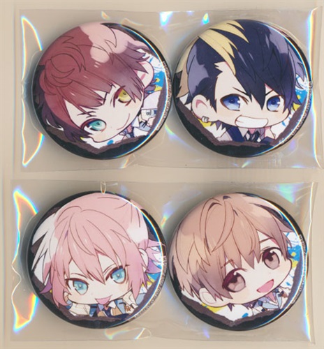 DYNAMIC CHORD feat.[reve parfait] Append Disc 缶バッジ4個セット [reve parfait] 【アリスNET特典 購入特典】