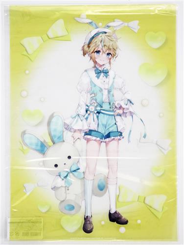 初音ミク×楽天コレクション Happy 16th Birthday D-3賞 クリアポスター 鏡音レン