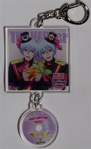 美男高校地球防衛部シリーズ 10周年記念 BIG LOVE展 トレーディングCD風アクリルキーホルダー VEPPer☆The Galaxy Idol☆ 別府月彦(メルティ・ルナ)&別府日彦(ソルティ・ソル)&ダダチャ