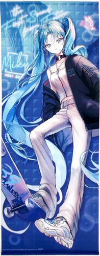 【未開封】初音ミク×SOLWA 等身大タペストリー Art by PiPi B