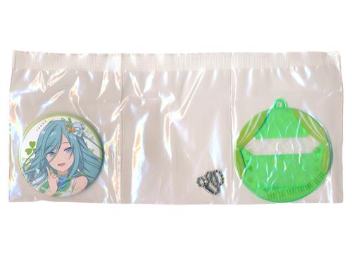 セガラッキーくじ 劇場版 プロジェクトセカイ 壊れたセカイと歌えないミク E賞 缶バッジ&ケースセット 日野森雫