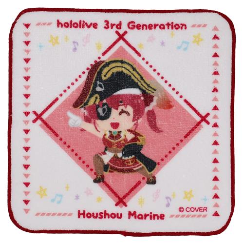 ホロライブ 3期生×いらすとや ハンドタオル 宝鐘マリン