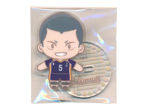 セガラッキーくじ ハイキュー!! Pastel Art Collection D賞 クリアスタンド 田中龍之介