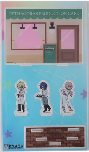MARGINAL#4 ピタゴラスプロダクション グラフアートデザイン プレミアム アクリルジオラマプレート 03 UNICORN Jr. 新堂ツバサ&滝丸アルト&仲真テルマ