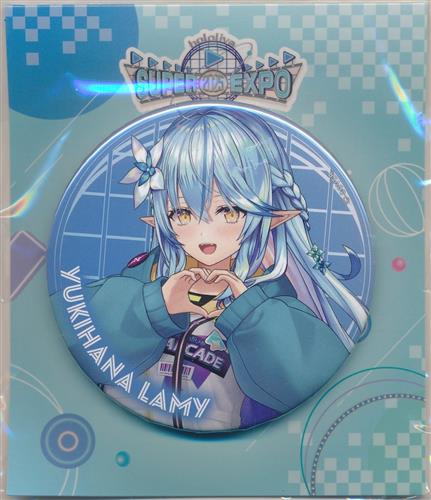 ホロライブ hololive SUPER EXPO 2025 ビッグ缶バッジ 雪花ラミィ